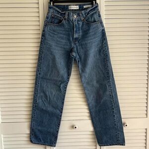 Denim Forum Men's Dark Blue Straight Jeans